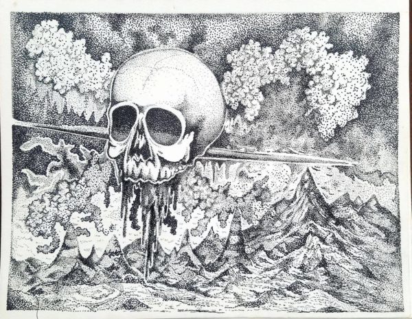 Untitled Skull Landscape (2017)