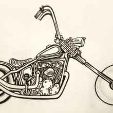 2018 Shovel Chopper (Alt Text)